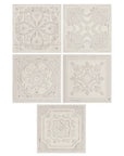 Antique White Faux Tin Tile Backsplash - TileBuys