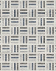 Blue Crosshatch 12x24 Porcelain Tile