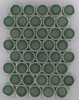 Forest Green Ceramic Penny Round Tile