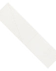 Glossy White 4 x 16 Line Patterned Ceramic Subway Wall Tile - TileBuys