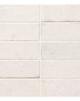 White Ceramic 2x8 Subway Wall Tiles