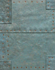 Grunge Blue Metal Look 18x47" Ceramic Wall Tile - TileBuys