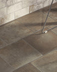 Light Brown Brick Look 14x14 Porcelain Tile - TileBuys