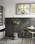 Matte Gray Diamond Pattern 6x6 Porcelain Tile - TileBuys