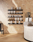 Matte Terracotta Orange Tile Wall