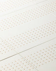 Matte White 12 x 12 Wall Tile with Gold Dots in Tandem - TileBuys