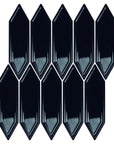 Onyx Black Ceramic Picket Tile Southampton - TileBuys