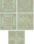 Patina Green Copper Ceramic Vintage Look Tile - TileBuys