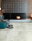 Silver Gray Faux Tin Backsplash Tile - TileBuys