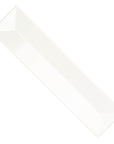 Spectrum Ceramic 3D 3x12 Subway Tile in Glossy Snow White - TileBuys