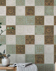 Vintage Copper Look Tile Backsplash - TileBuys