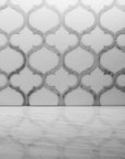 Arabesque Marrakech Marble Waterjet Mosaic Tile Backsplash