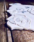 3D Rose Limited Edition Marble Luxury Waterjet Mosaic Tile | TileBuys