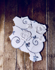 3D Rose Limited Edition Marble Luxury Waterjet Mosaic Tile | TileBuys