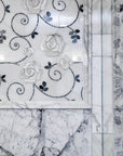 3D Rose Limited Edition Marble Luxury Waterjet Mosaic Tile | TileBuys