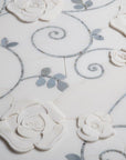 3D Rose Limited Edition Marble Luxury Waterjet Mosaic Tile | TileBuys