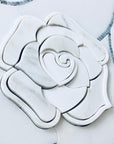 3D Rose Limited Edition Marble Luxury Waterjet Mosaic Tile | TileBuys