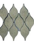 Antique Mirror Glass Droplet Pattern Mosaic Tile | TileBuys