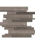 Athens Marble Mosaic Tile - Linear Strip Rectangles - Honed | TileBuys
