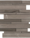 Athens Marble Mosaic Tile - Linear Strip Rectangles - Honed | TileBuys