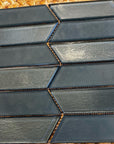 Glass Mosaic Tile - Cosmopolitan Chevron in Zurich | TileBuys