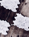 Carrara Bianco and White Thassos Marble Waterjet Mosaic Tile in Bellagio | TileBuys