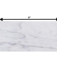 Carrara Bianco Marble Wall and Floor Field Tile in Various Sizes - Polished | TileBuys