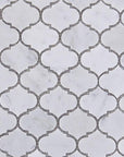 Carrara Bianco Marble Waterjet Mosaic Tile in Mini Lanterns | TileBuys