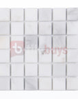 Carrara (Carrera) Venato Marble Tile - 2” Squares - Polished or Honed | TileBuys
