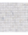 Carrara (Carrera) Venato Marble Tile - 5/8” Squares - Polished | TileBuys
