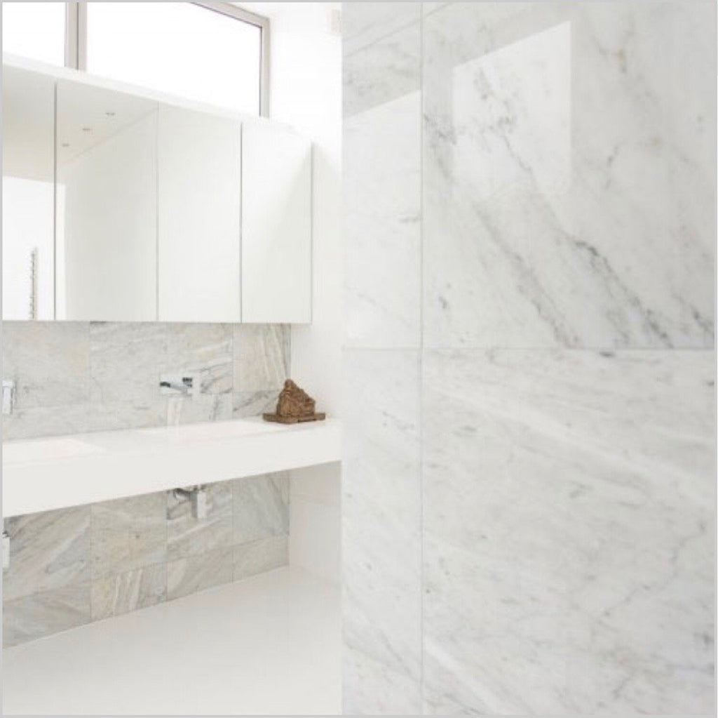 Carrara Venato Marble Wall and Floor Field Tile in Various Sizes and Finishes | TileBuys
