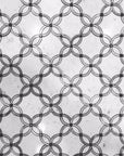 4.2 SQ FT of Carrara White and Bardiglio Grey Marble Waterjet Mosaic Tile in Petal Blossoms | TileBuys