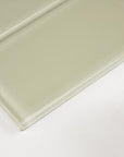 Dark Beige Glass 3x12" Subway Tile | TileBuys