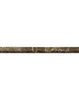 Dark Emperador Marble Trim Molding in Various Sizes - Polished | TileBuys