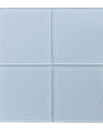 White Glass Mosaic Tile with Raised Circles Pattern | TileBuys