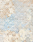 Pink & Blue Bohemian Distressed Carpet Look Porcelain Tile | TileBuys