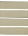 5 Sq Ft of Taupe Glass 3x12" Subway Tile | TileBuys