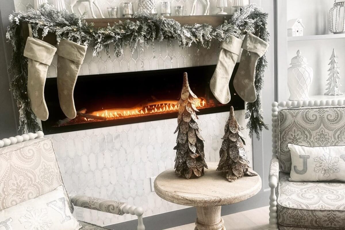 Marble Tile Fireplace Design Ideas & Photos