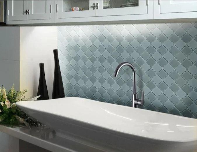 Glass Arabesque Tile | TileBuys