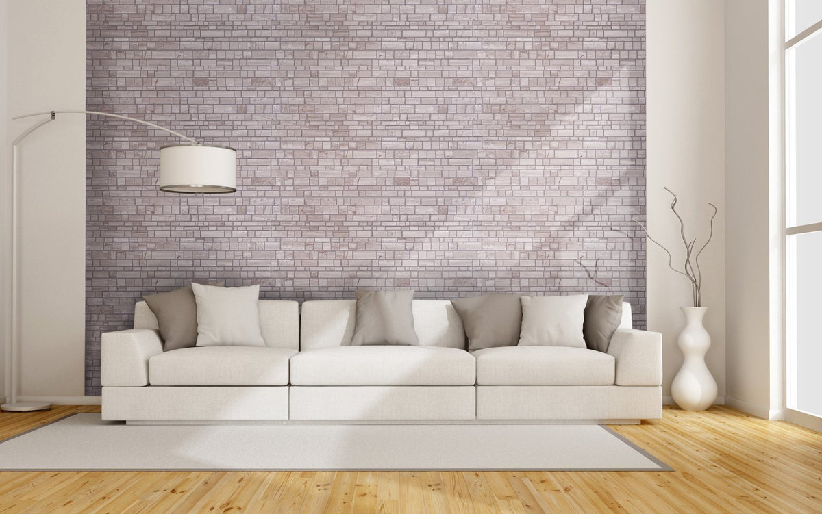 Greige Tile Wall