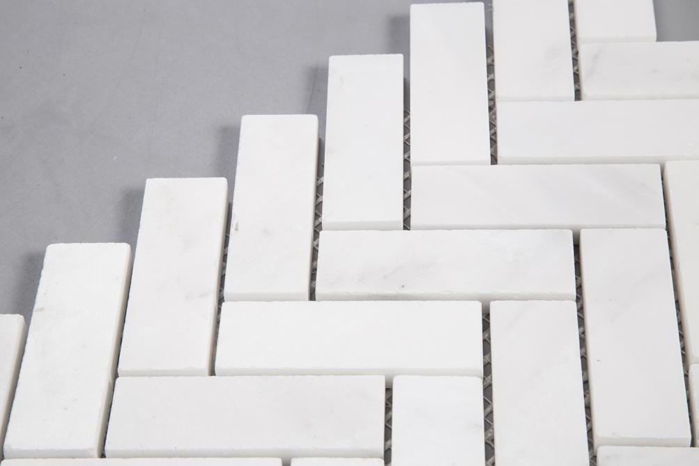 Herringbone & Chevron Marble Tile