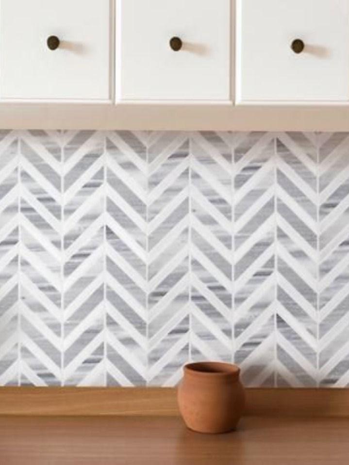 Mosaic Tiles in Chevron Pattern | TileBuys