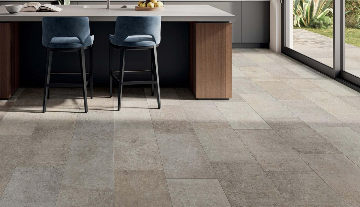 Range Greige Rectified Porcelain Tiles