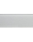 Closeup of a 4x12 White Glass Subway Tile