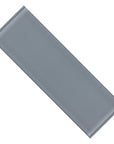 Glossy Glass 4x12 in. Subway Tile in Black, White, Gray, or Brown