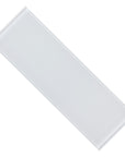 Glossy Glass 4x12 in. Subway Tile in Black, White, Gray, or Brown