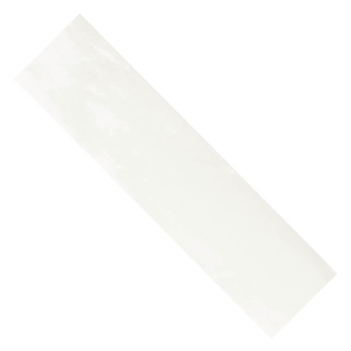 Glossy Textured White or Light Beige Ceramic 3x12 Subway Tile