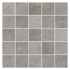 Range Gray Matte Porcelain 2x2 Squares Mosaic Tile