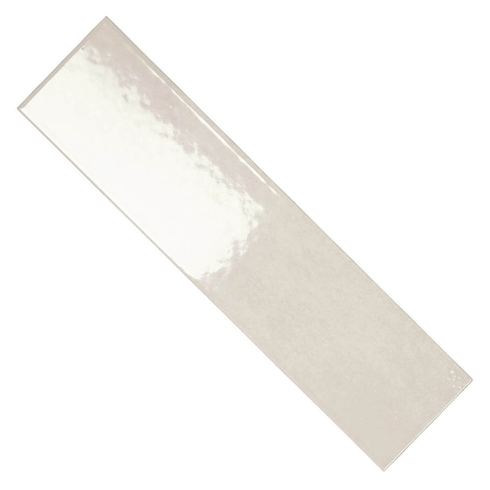 Reality Ceramic 3x12 Subway Wall Tile in Glossy Wind Gray