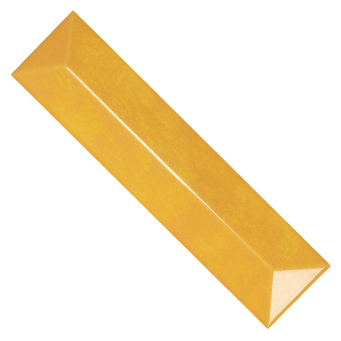 Spectrum Ceramic 3D 3x12 Subway Tile in Glossy Sahara Yellow